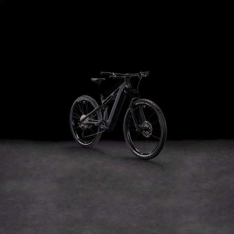 Cube Stereo Hybrid One44 HPC Race eMountain Bike in Blackline-5