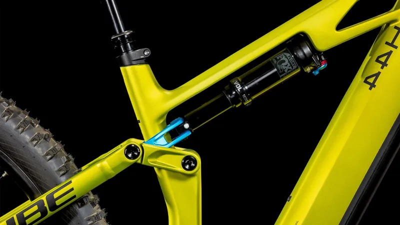 2025 Cube Stereo Hybrid one44 Hpc Race EMTB flashlime/blue-3