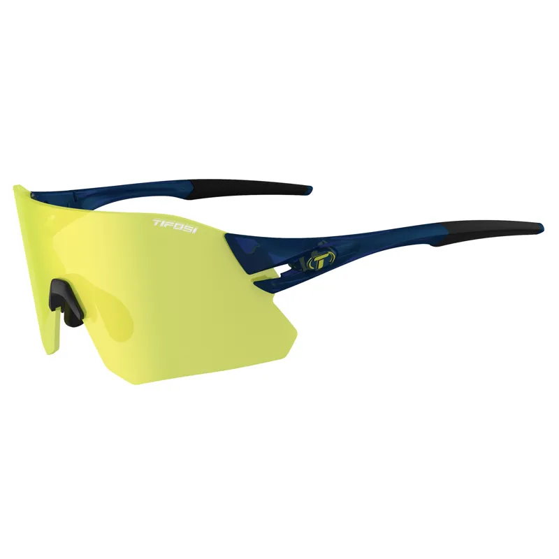 Tifosi Rail Interchangeable Clarion Lens in Midnight Navy and Yellow
