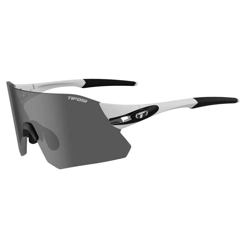 Tifosi Rail Interchangeable Lens Sunglasses in White and Black