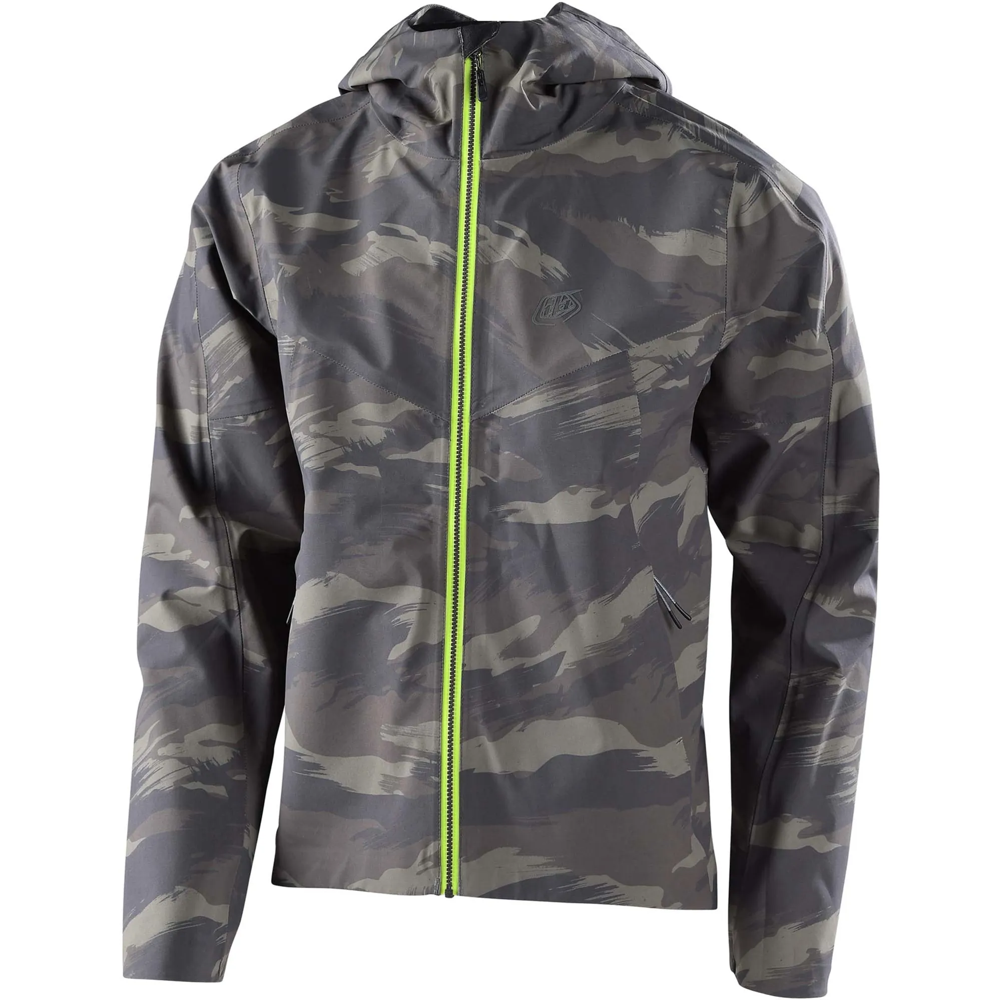 Troy Lee Designs Descent Waterproof Jacket in Army Camo