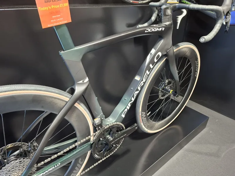 Pinarello Dogma F Disc Dura Ace Di2 Custom Build Sonic Green 54-5
