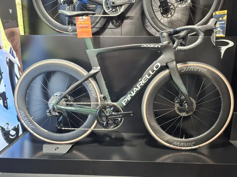 Pinarello Dogma F Disc Dura Ace Di2 Custom Build Sonic Green 54