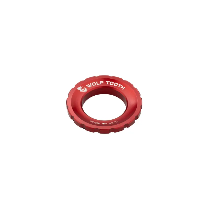 Wolf Tooth Centrelock Rotor Lockring in Red