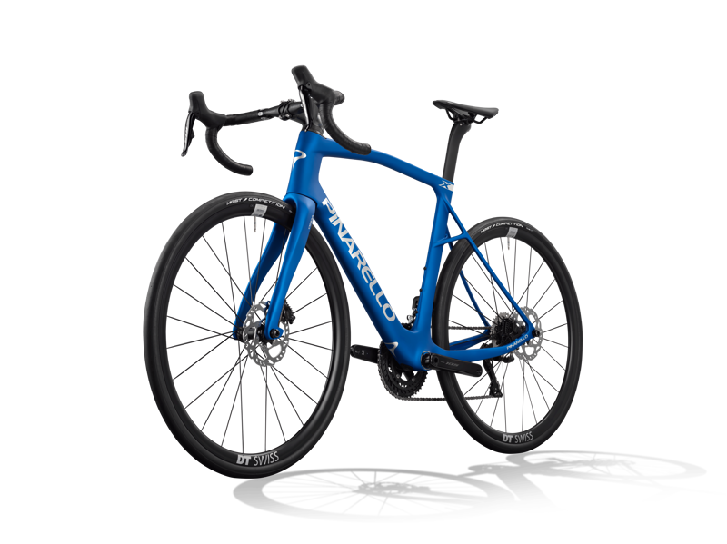 2026 Pinarello X3 Disc 105 Di2 DT Swiss Road Bike Victoria Blue Matt-1