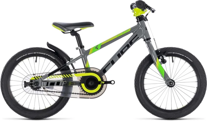 Cube Kid 160 2018 Grey/Green/Kiwi