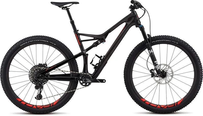 Specialized Mens Camber Expert 29 2018 Carbon/Red Flake/Red