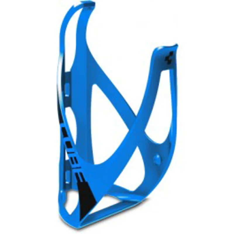 Cube HPP Bottle Cage in Matte Blue and Black