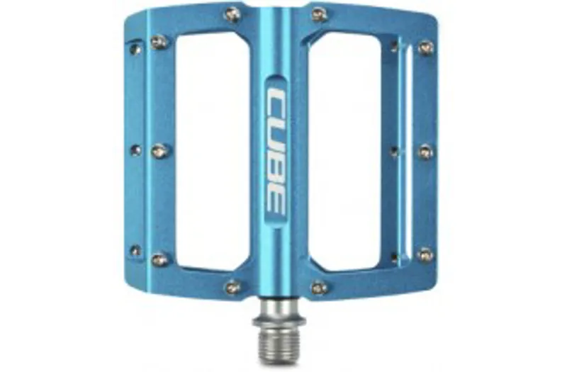 Cube Flat MTB Pedals All Mountain Alloy Blue