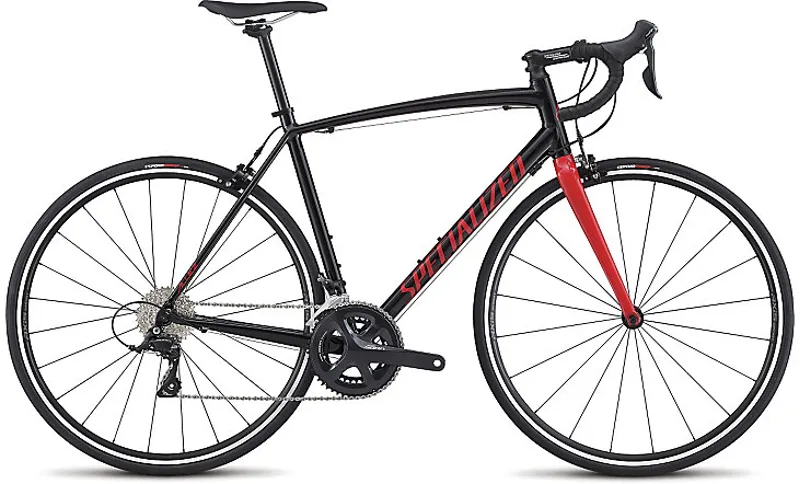 Specialized Allez E5 Sport Gloss Black/Flo Red/White