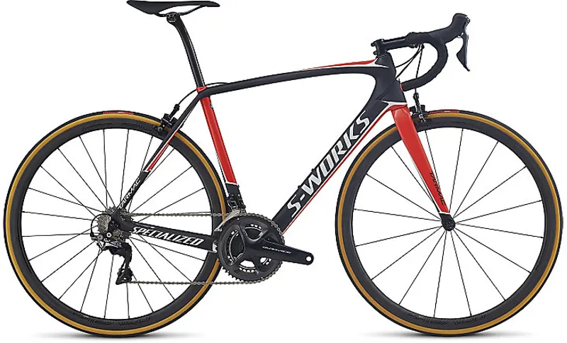 S-Works Tarmac Satin Carbon/Rocket Red/Met White