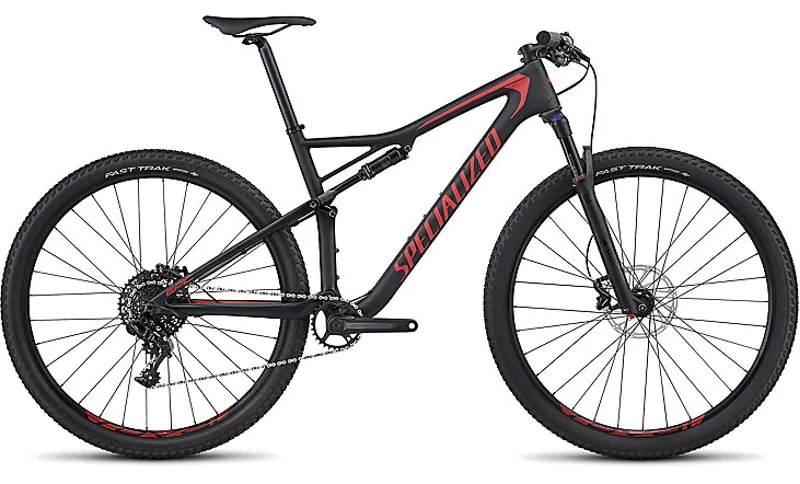Specialized Mens Epic Comp Carbon 2018 Satin Black/Flo Red