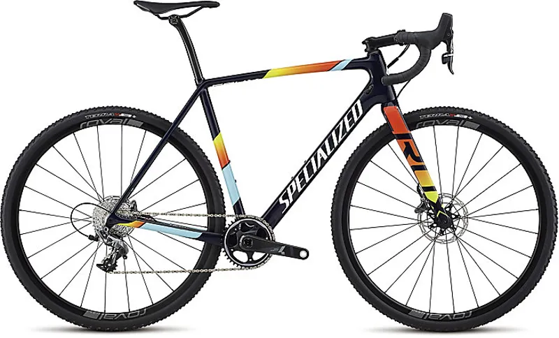 Specialized Crux X1 Expert 2018 Gloss Blue/Moto Orange/Yellow