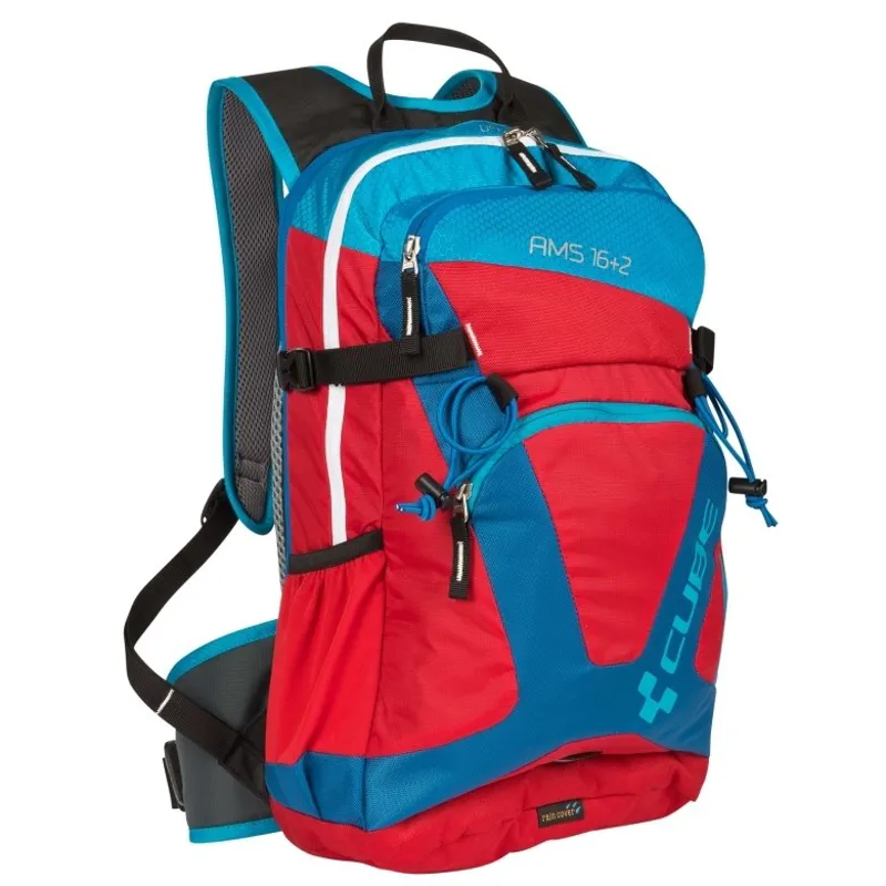 Cube Backpack AMS 16+2 Blue/Red