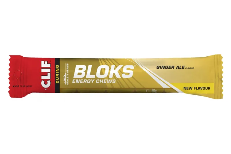 Clif Block Energy Chews Ginger Ale FASTPAK 6 blocks