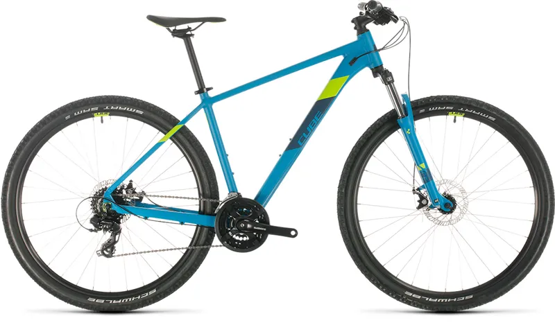 2020 Cube Aim Mountain Bike in Blue and Green