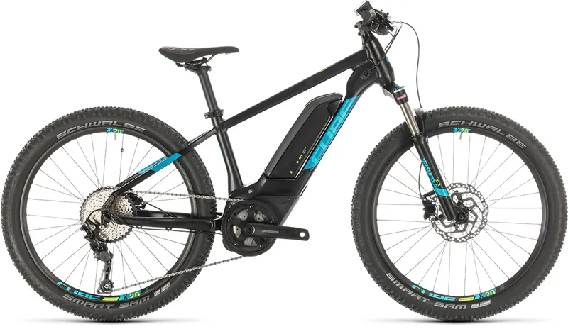 2020 Cube Acid 240 Hybrid Youth SL 400 in Black and Blue