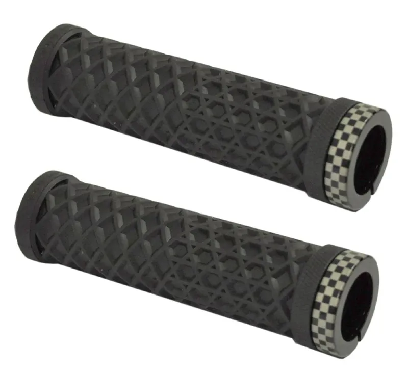 ODI Vans Lock-On Grips Kit Black/White