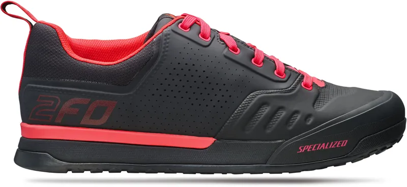 Specialized 2FO Flat 2.0 Mountain Bike Shoe 2018 Black/Rocket Red