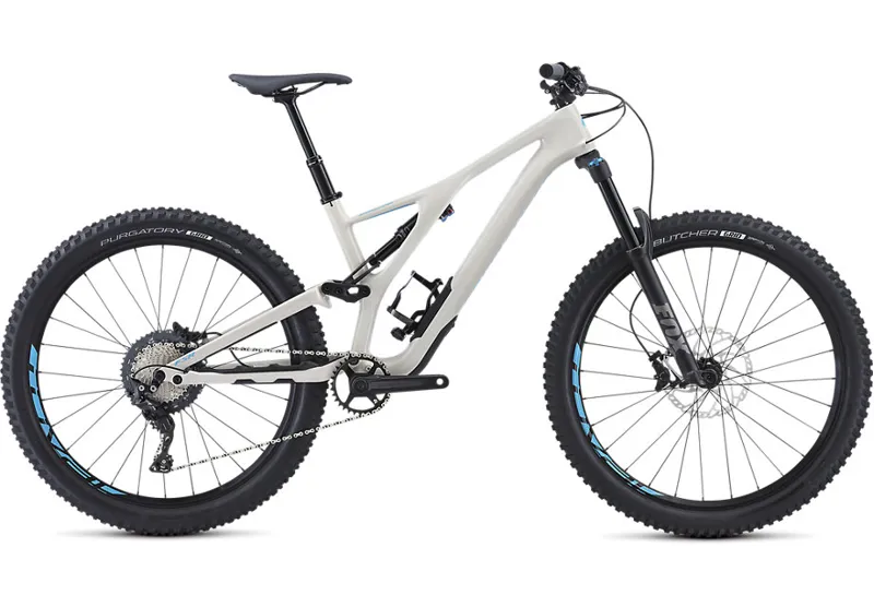 Specialized Mens 2018 Stumpjumper Comp Carbon 650B Gloss/White/Blue