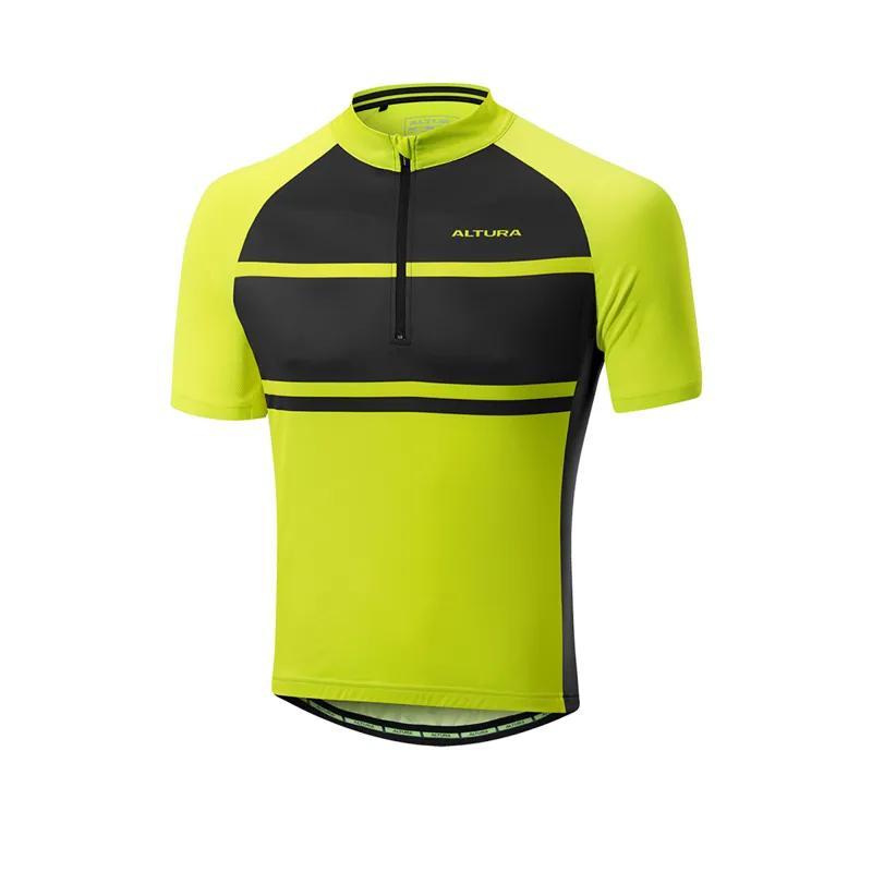Altura Airstream 2 Short Sleeve Jersey Hi-Vis Yellow/Black