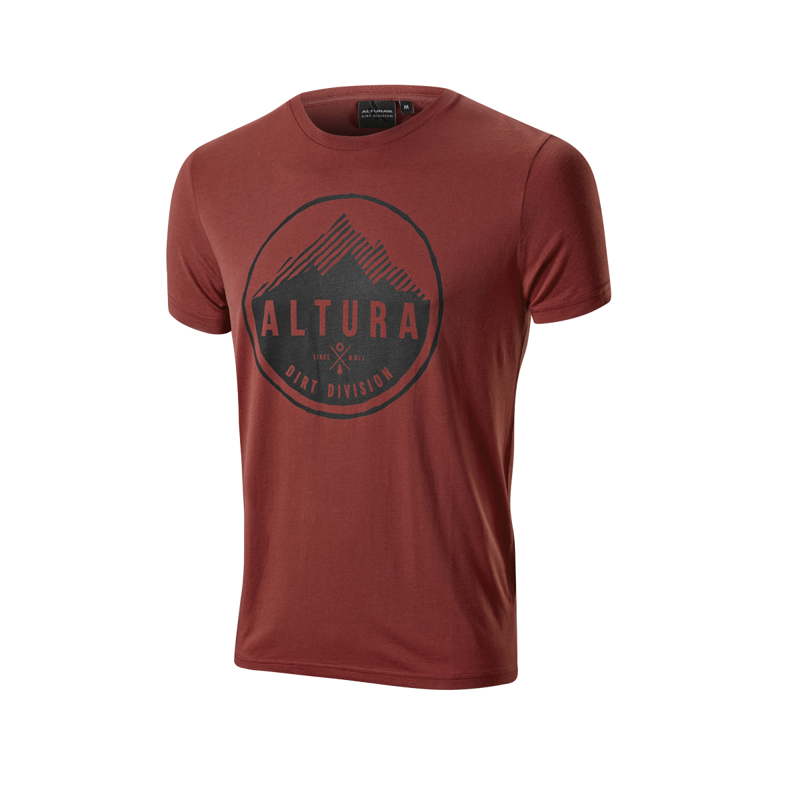 Altura Alpine Short Sleeve Tee Burgundy