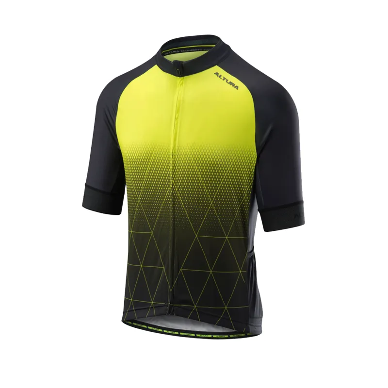 Altura Peloton Short Sleeve Jersey Prism Yellow/Black
