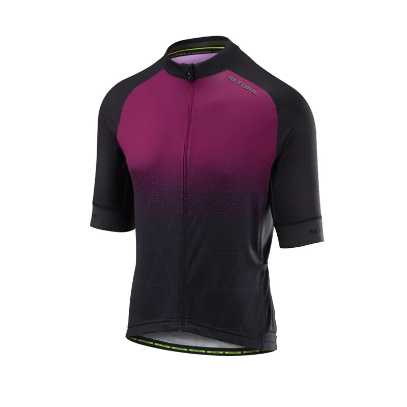 Altura Peloton Short Sleeve Jersey Prism Plum/Black