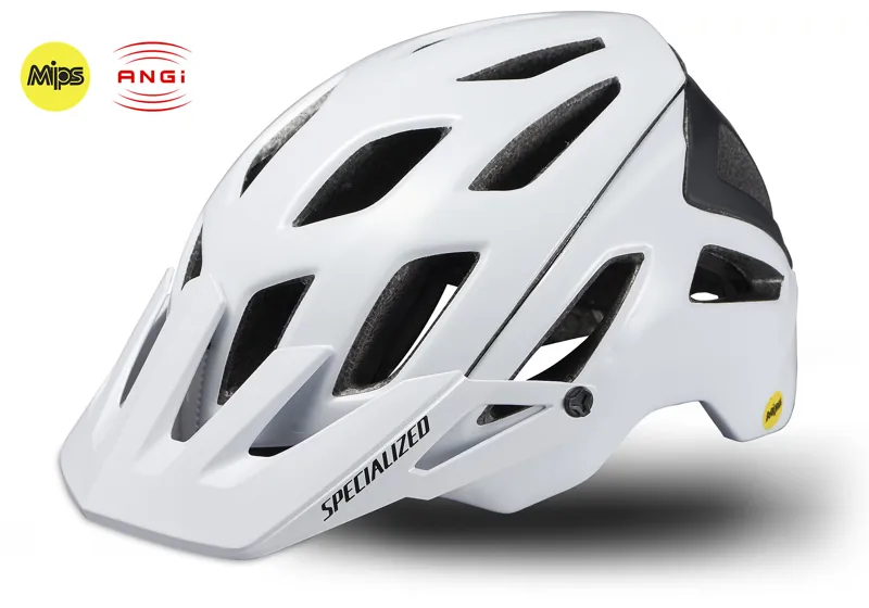 Specialized Ambush ANGI 2019 Mountain Bike Helmet in White