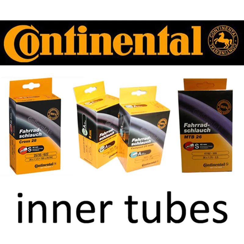 Continental Inner Tube 26x1-1/8-1. 3 26 x 1.2 - 1.3 Presta Valve