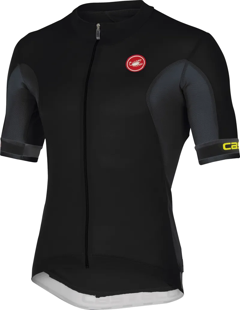Castelli Volata Jersey FZ Black/Anthracite