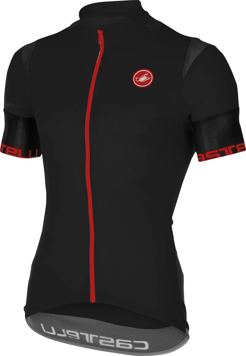 Castelli Entrata Jersey FZ Black