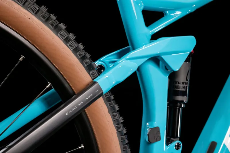 2022 Cube Stereo 120 Pro Full Suspension Mountain Bike in Sky Blue-4