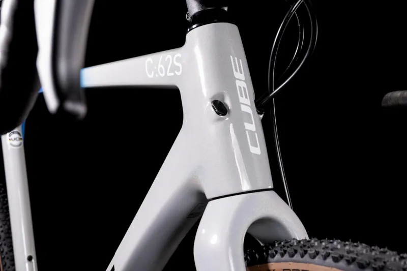 2022 Cube Cross Race C:62 SL Cyclocross Race Bike in Teamline Grey-4