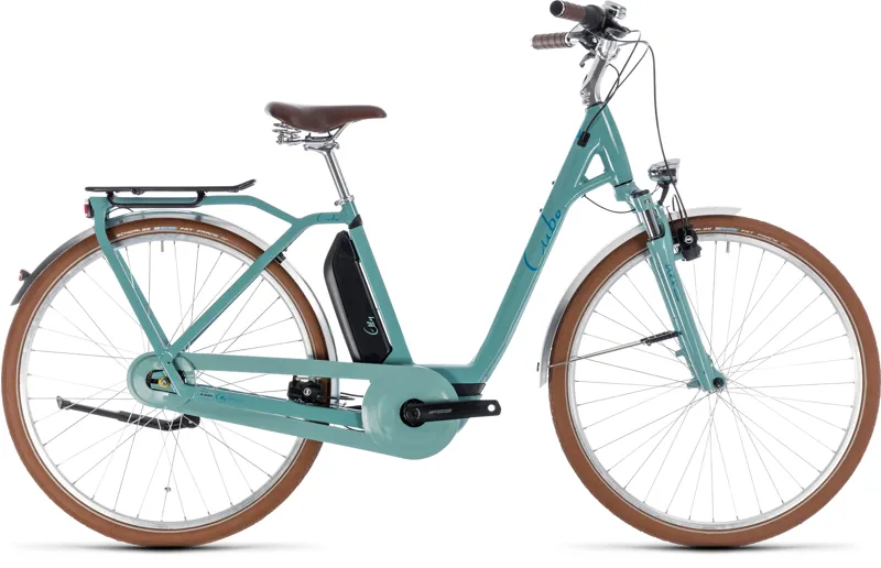 Cube Elly Cruise Hybrid 500 Pedal Assist Womens 2019 Pistachio/Blue