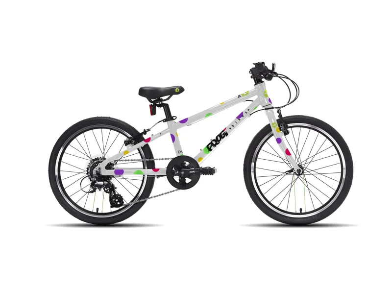 Frog 52 Spotty 20 Inch Kids Bike From Age's 5 - 6 in White