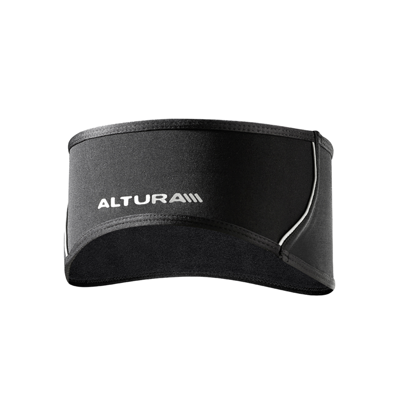 Altura Windproof Reflective Headband Black