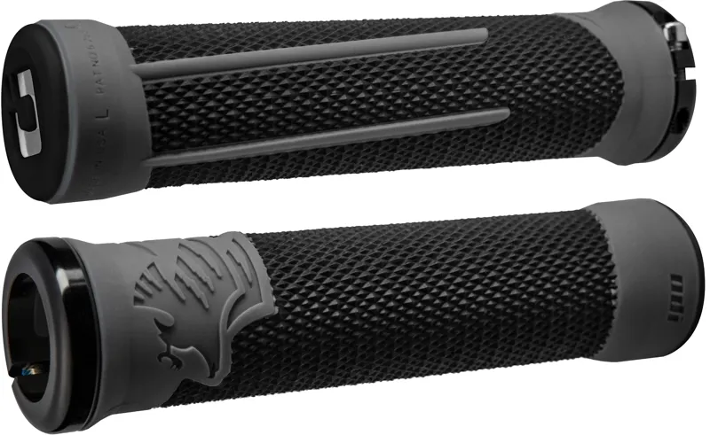 ODI AG2 v2.1 Mountain Bike Lock On Grips in Grey and Black