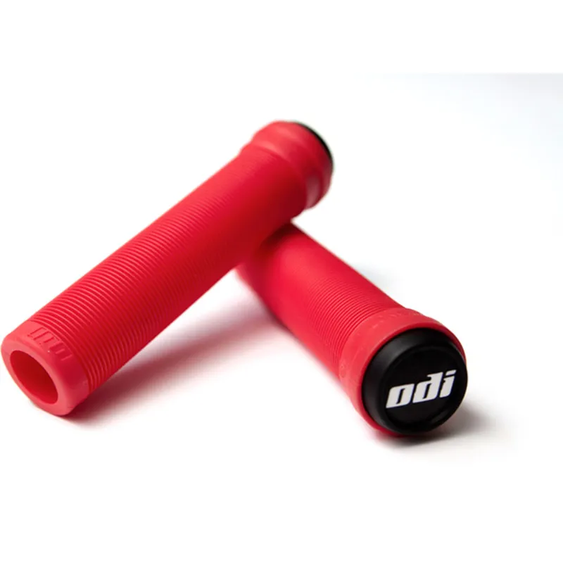 2020 ODI Longneck Pro Soft Compound BMX or Scooter Grips 135mm in Red