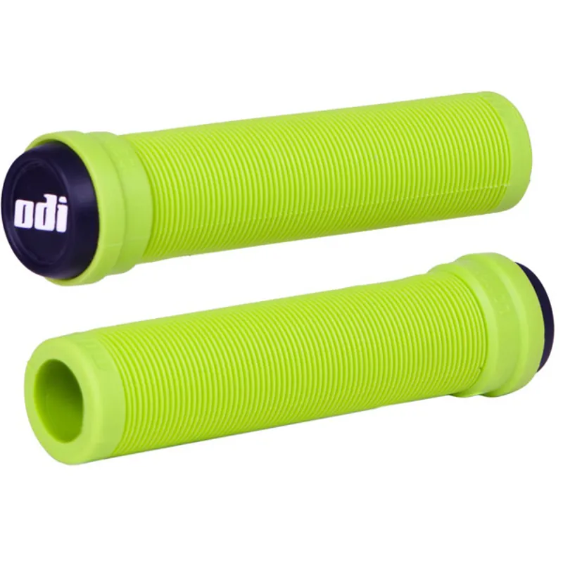 2020 ODI Longneck Pro Soft Compound BMX or Scooter Grips 135mm in Lime