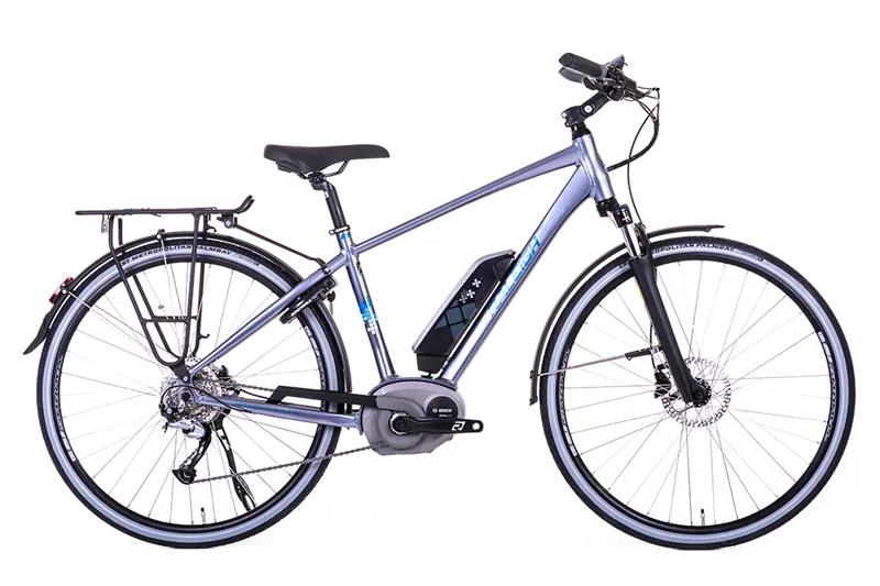 Raleigh Captus Electric Hybrid Cross Bar Titanium