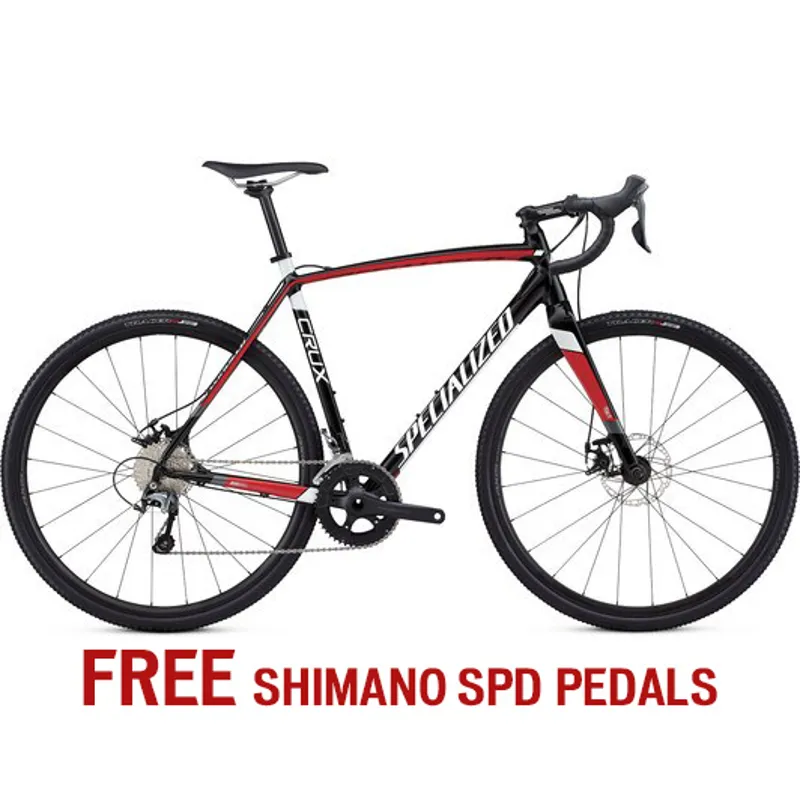 Specialized CruX E5 2018 Tarmac Black/Flo Red/White