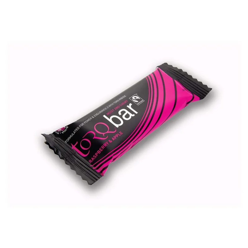 Torq Bar 45g Raspberry and Apple Flavour energy bar