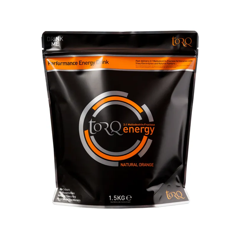 Torq Orange Flavour Energy Drink Powder 1.5kg Eco Sack