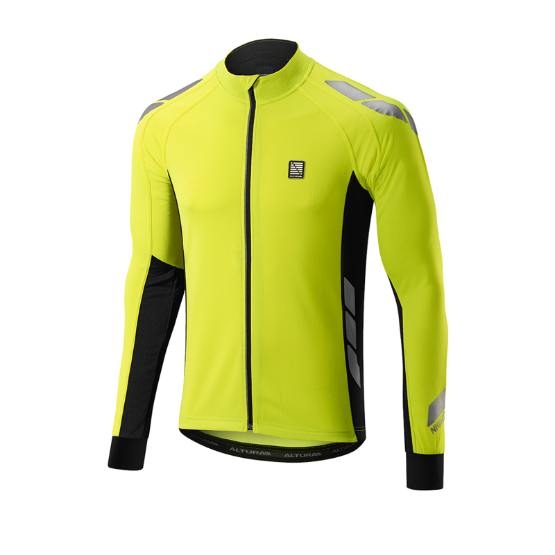 Altura Night Vision Commuter Long Sleeve Jersey Hi Vis Yellow/Black