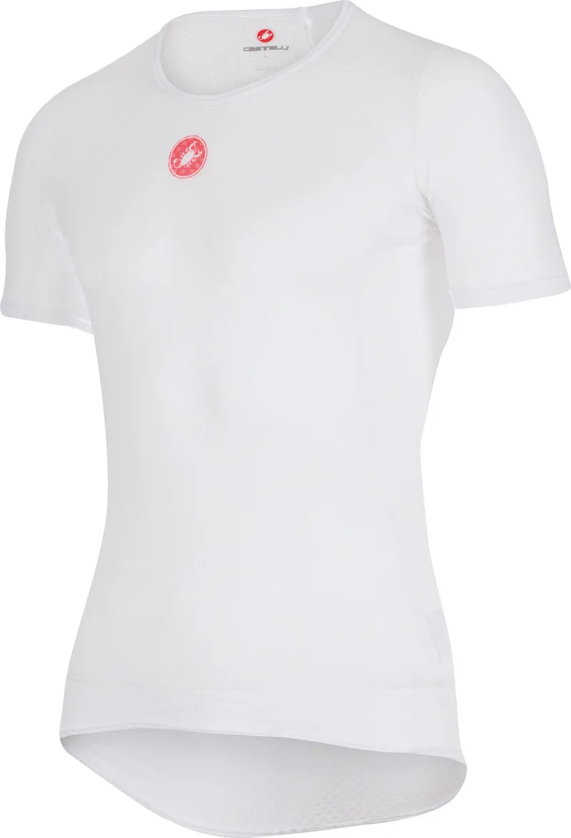 Castelli Pro Issue Short Sleeve Baselayer in White