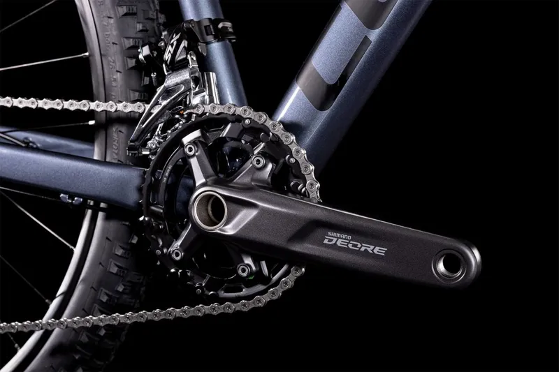 2022 Cube Attention Hardtail Mountain Bike in Indigo and Black-2