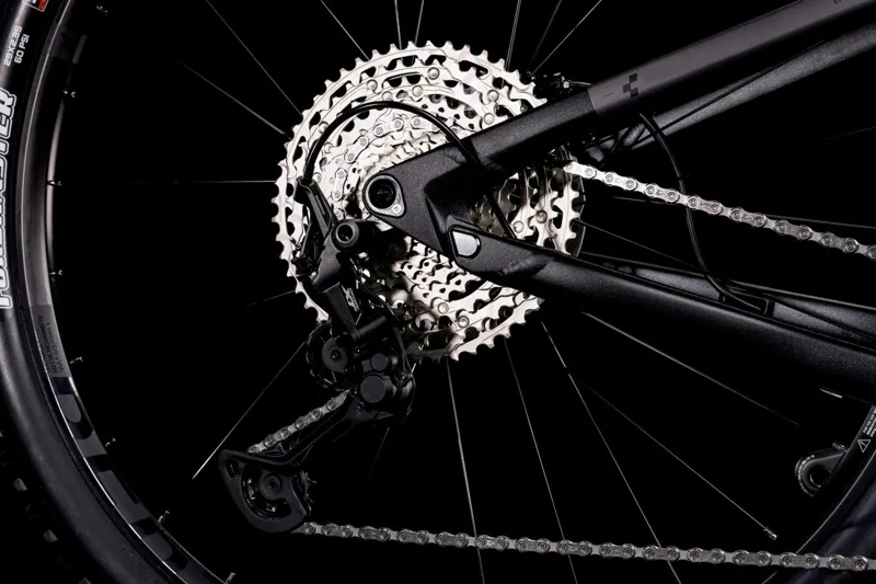 2022 Cube Stereo 120 Race Mountain Bike in Anodized Black-1