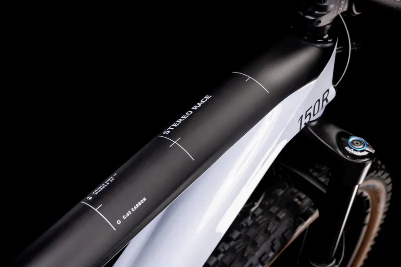 Cube Stereo 150 C:62 Race 29 Mountain Bike in White and Black-5