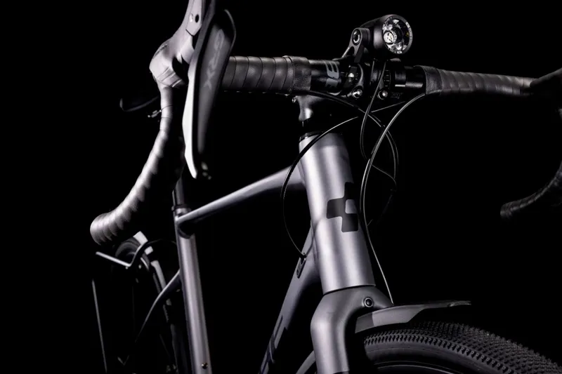 2022 Cube Nuroad Race FE Gravel Bike in Grey and Black-3